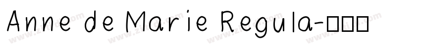 Anne de Marie Regula字体转换
